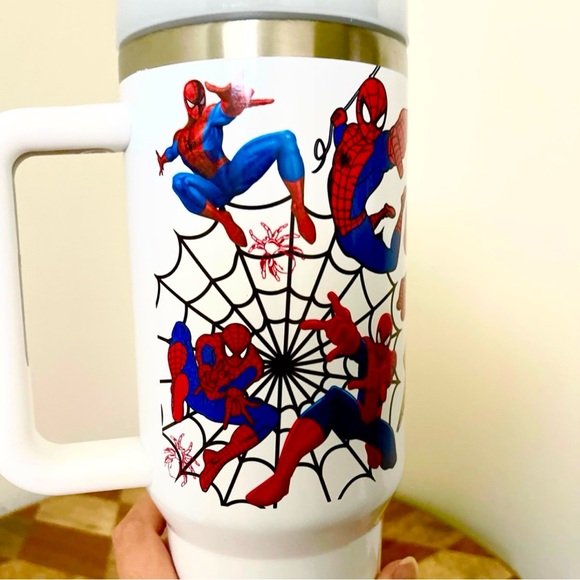 Disney MARVEL Spider men 40 oz Tumbler 40oz Water bottle Mug with straw Birthday - Picture 4 of 8